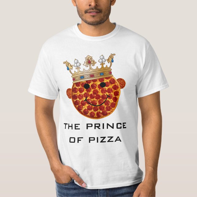 Prinz der Pizza T-Shirt (Vorderseite)