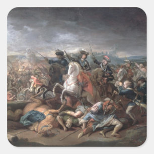 Prinz Eugene von Savoy bei Belagerung Quadratischer Aufkleber