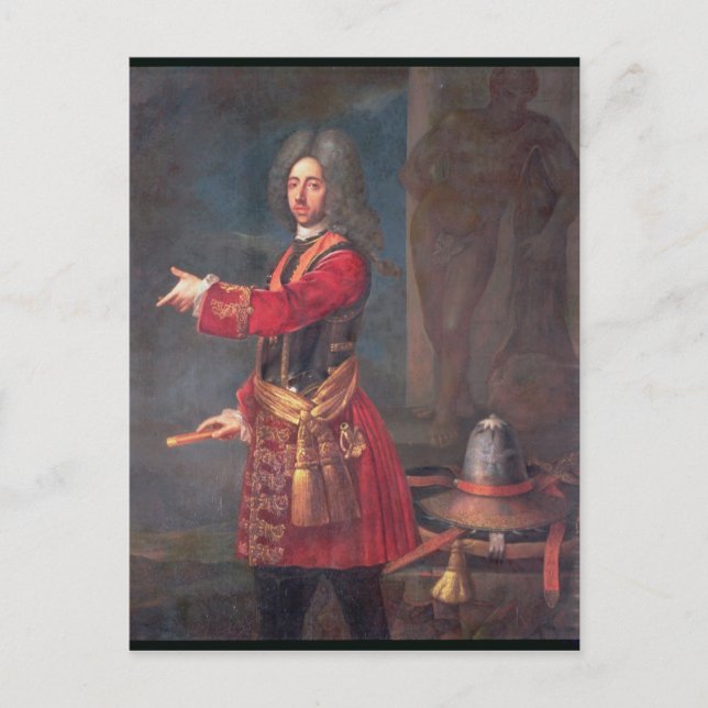Prinz Eugene von Savoy Postkarte (Vorderseite)