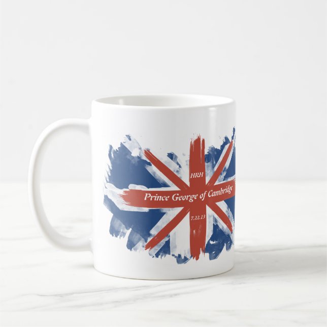Prinz George der Cambridge-Andenken-Tasse Kaffeetasse (Links)