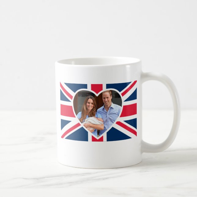 Prinz George - William u. Kate Kaffeetasse (Rechts)