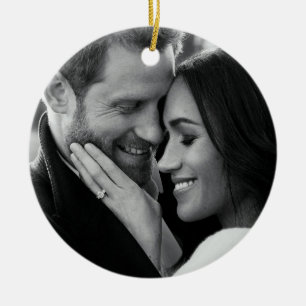 Prinz Harry und Meghan Markle Keramik Ornament
