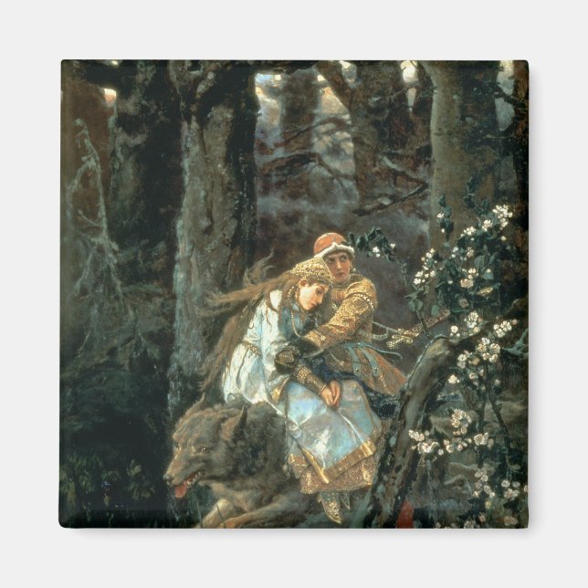 Prinz Ivan über den grauen Wolf, 1889 Magnet (Vorne)