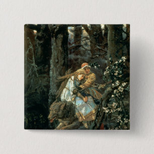 Prinz Iwan auf dem grauen Wolf, 1889 Button