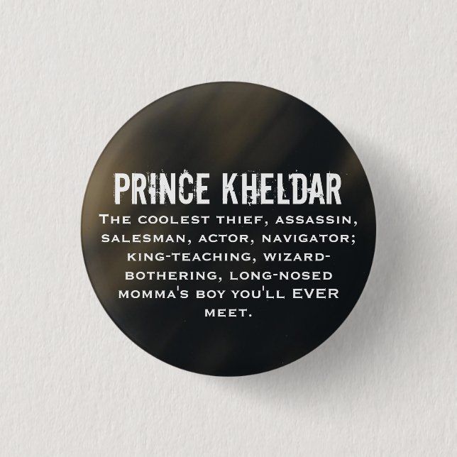Prinz Kheldar Button (Vorderseite)