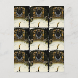 Prinz mit dem Trollkönig Postkarte