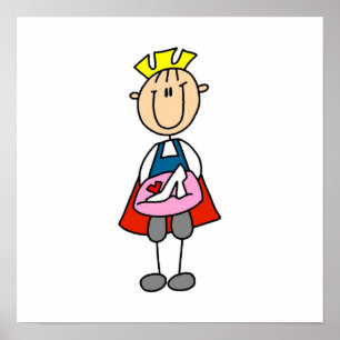 Prinz mit Glasschliff Poster