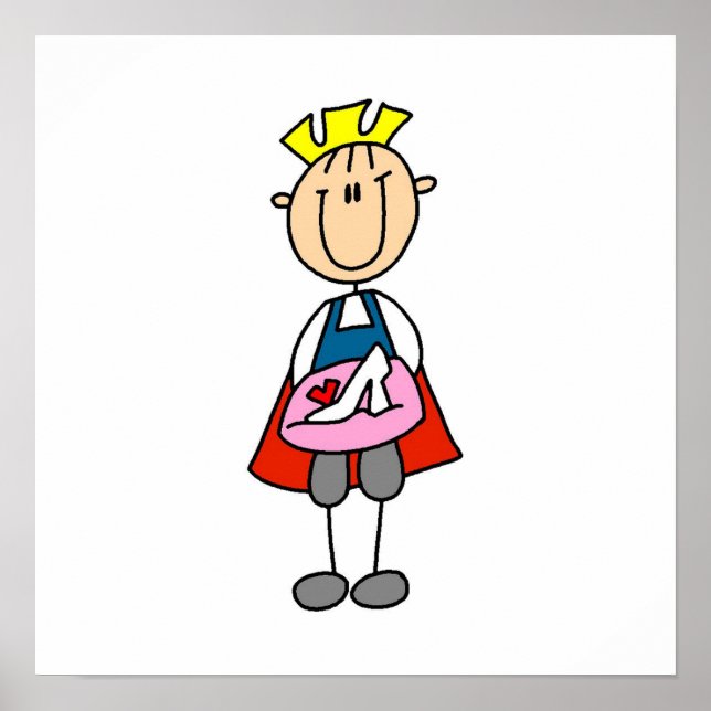 Prinz mit Glasschliff Poster (Vorne)