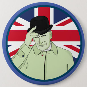 Prinz Philip Duke von Edinburgh Button
