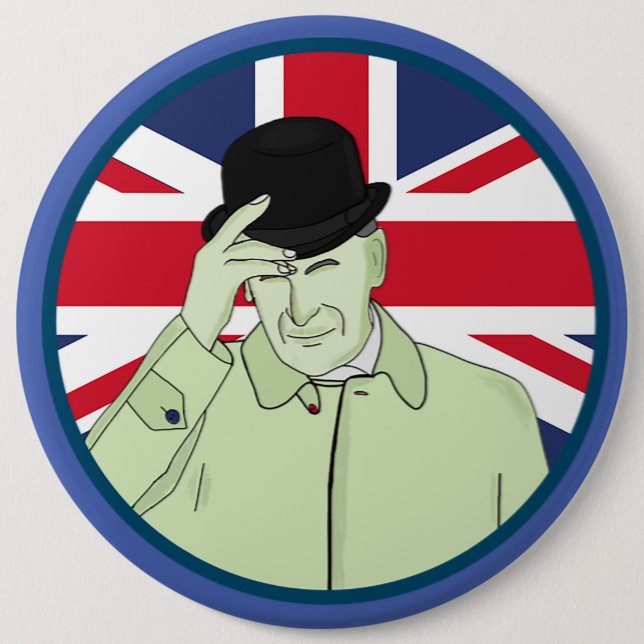 Prinz Philip Duke von Edinburgh Button (Vorderseite)