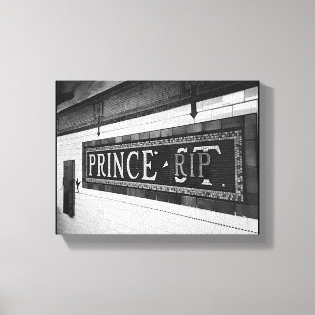 Prinz (RIP) Leinwanddruck (Vorderseite)