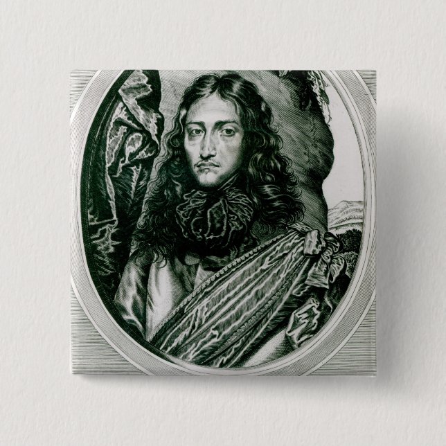 Prinz Rupert des Rheins graviert von William Button (Vorderseite)