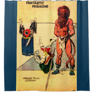 Prinz Thun Lion Man der 30er Jahre von Flash Gordo Duschvorhang
