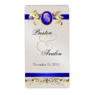 Prinz-u. Prinzessin-Blue Jewel Wine Wedding
