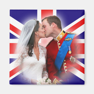 Prinz William u. Kate Balkon-Kuss-Magnet Magnet