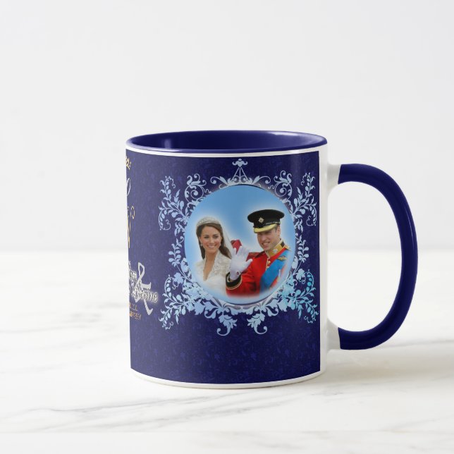 Prinz William u. Prinzessin Catherine Wedding Mug Tasse (Rechts)