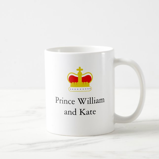 Prinz William und Kate Kaffeetasse (Rechts)