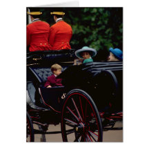 Prinz William und Prinzessin Diana auf der Mall