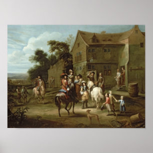 Prinz William von Orange mit Huntsmen Poster
