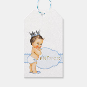 Prinzen-Baby-Party Geschenkanhänger