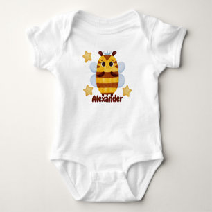 Prinzenbiene Personalisierter Kinderbodysuit, Benu Baby Strampler
