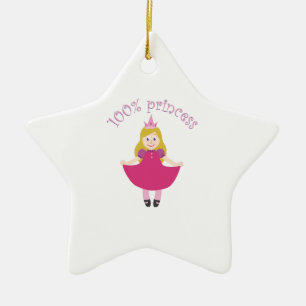 Prinzessin 100% keramik ornament