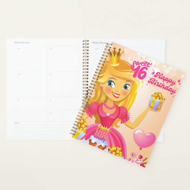 Prinzessin 16. Geburtstag Planer (Anzeige)