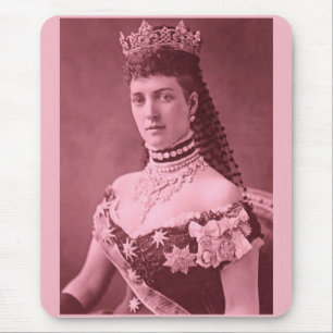 Prinzessin Alexandra von Dänemark in rosa Mousepad