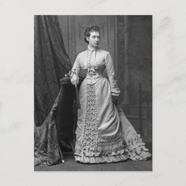 Prinzessin Alice von England, Großherzogin Hessen Postkarte (Vorderseite)