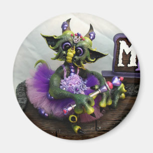 Prinzessin Alina Dragon Magnet, Runde Magnet
