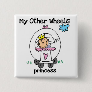 Prinzessin Andere Räder Button