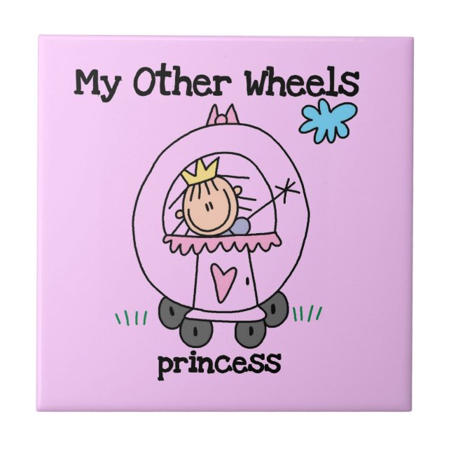 Prinzessin Andere Räder Fliese (Vorderseite)