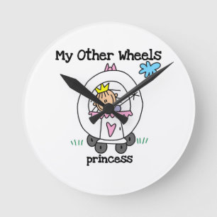 Prinzessin Andere Räder Runde Wanduhr