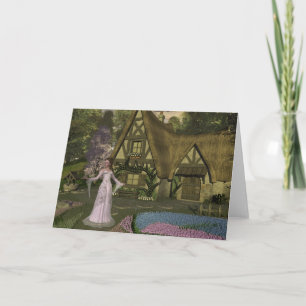 Prinzessin auf der Hütte Grußkarten Karte