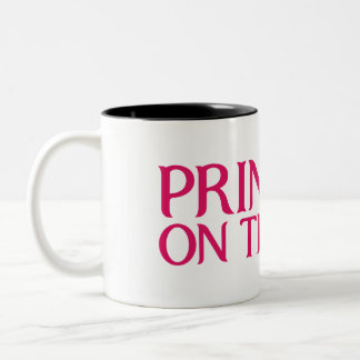 Prinzessin auf der LaufTasse Zweifarbige Tasse