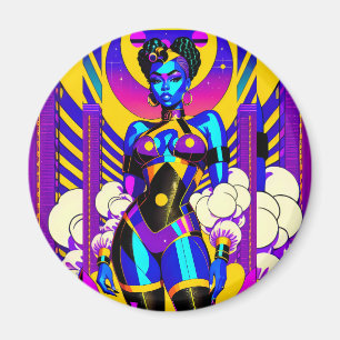 Prinzessin auf der Pirsch - Ken Gage Art Magnet
