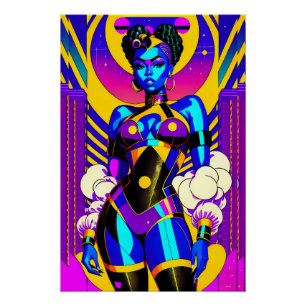 Prinzessin auf der Prowl - Ken Gage Art Poster