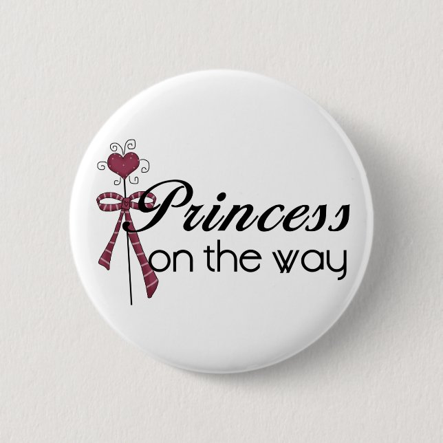 Prinzessin auf der Weise - besonders angefertigt Button (Vorderseite)