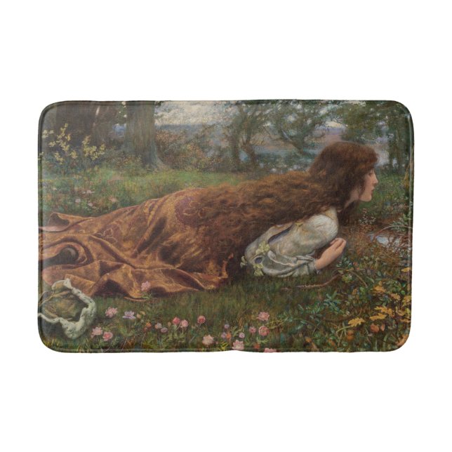 Prinzessin aus der Schule (von E.R. Hughes) Badematte (Vorderseite)