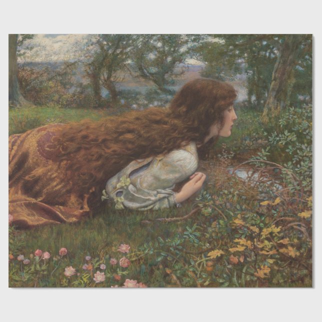 Prinzessin aus der Schule (von E.R. Hughes) Geschenkpapier (Flach)