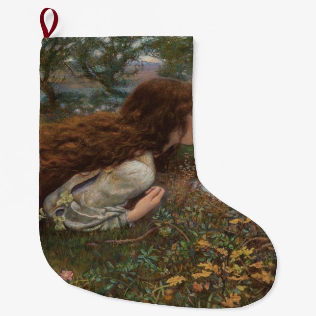 Prinzessin aus der Schule (von E.R. Hughes) Großer Weihnachtsstrumpf (Vorderseite)