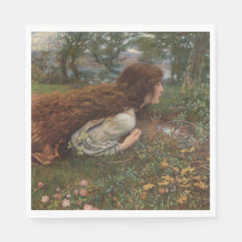 Prinzessin aus der Schule (von E.R. Hughes) Serviette