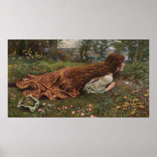 Prinzessin außerhalb der Schule (von E.R. Hughes) Poster