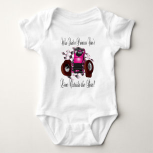 Prinzessin außerhalb des Bos Baby Strampler