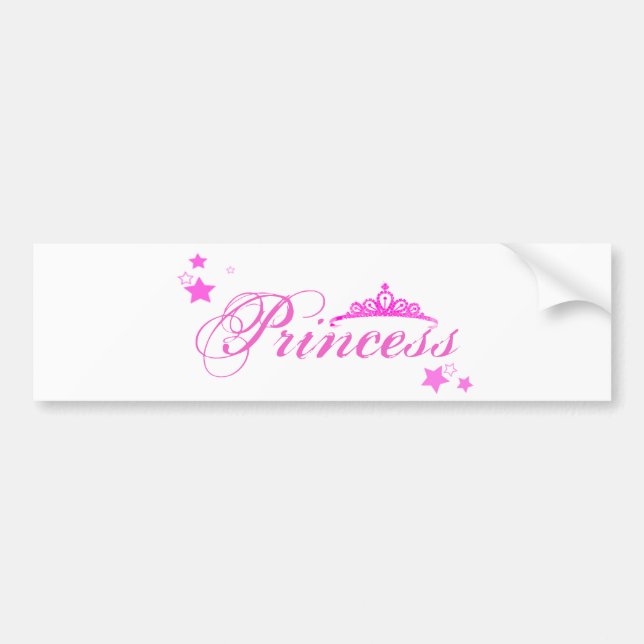 Prinzessin Autoaufkleber (Vorne)
