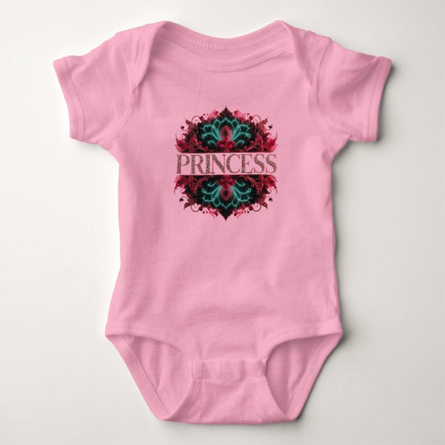 Prinzessin Baby Strampler (Vorderseite)