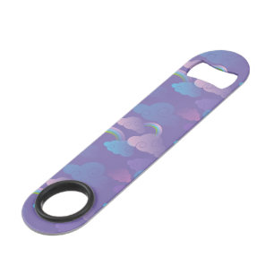 Prinzessin Bewölkter Himmel Lila Blaue Wolken Einh Speed Flaschenöffner