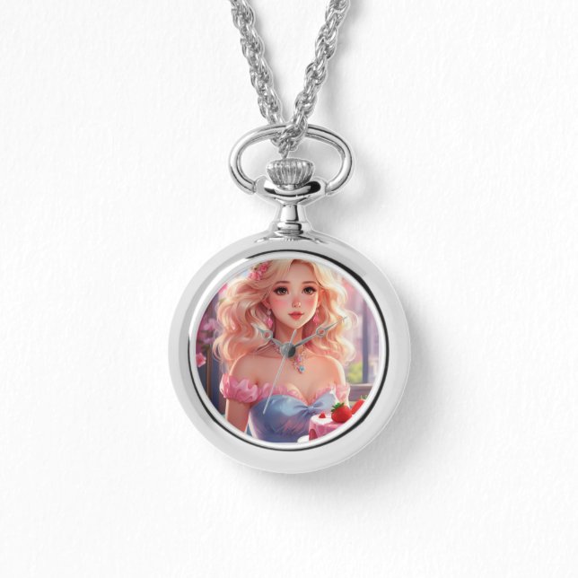 Prinzessin Birthday Armbanduhr (Vorderseite)