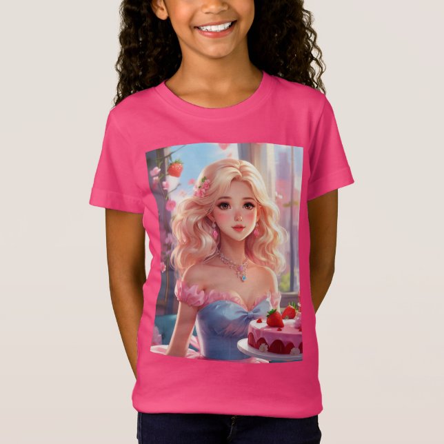 Prinzessin Birthday T-Shirt (Vorderseite)