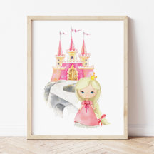 Prinzessin, Blonde Hair, Burg, Krone, Girl-Kinderz